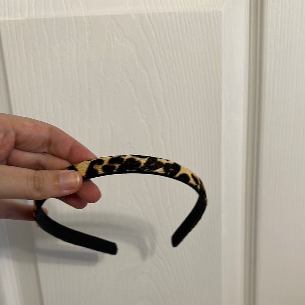 J Crew Leopard Headband